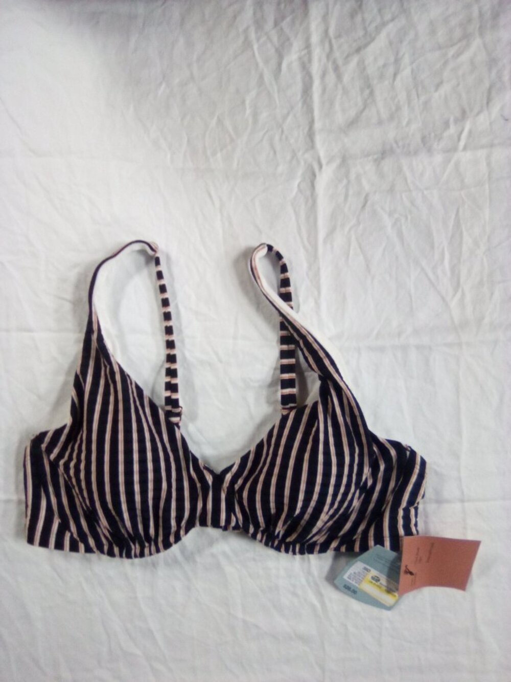 Shade & Shore striped swim top